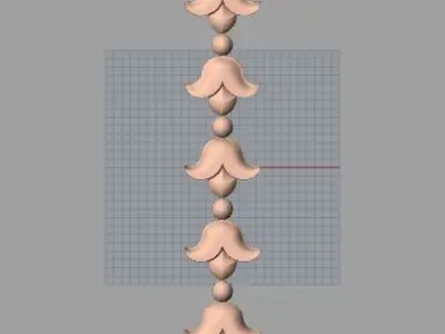 3D carved model furniture 3D design used for artcam aspire E824 3D model