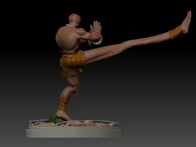Dhalsim from Street Fighter 3D print model