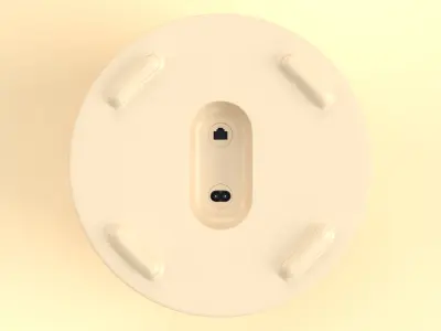 Wireless Subwoofer Light Brown Low-poly 3D model