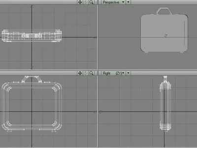 Briefcase - Attache 3D model