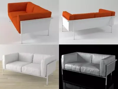 RR03 Sofa 2S 3D model