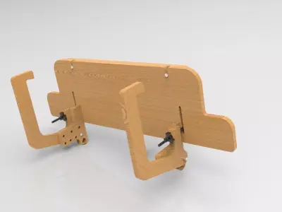 Door Hangboard 3D print model