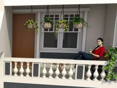 FL Victorian Splitlevel 3D model