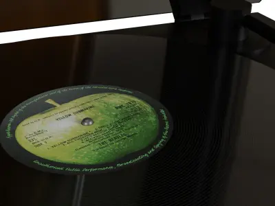 High Poly Modern Turnable for Architectural Modelling  3D model