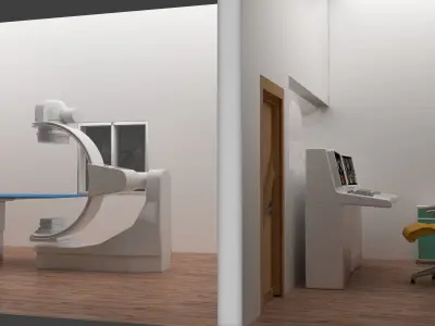 Radiotherapy Unit 4K 3D model
