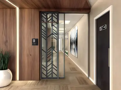 Collaborative Office Design Low-poly 3D model