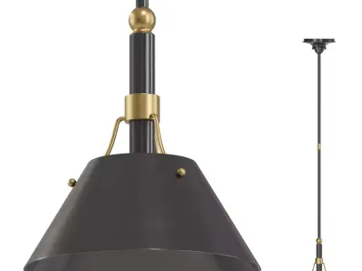 VISUAL COMFORT Turlington Small Pendant 3D model
