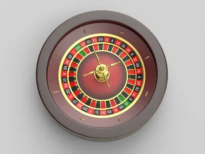 Roulette Wheel 3D model
