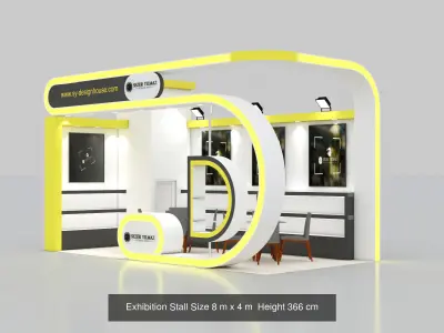 EXHIBITION STAND PACKAGE  3D Model Collection