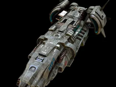 Spaceship 3D model 23