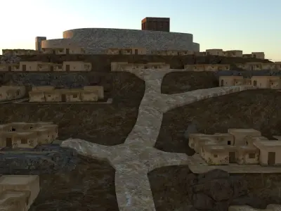 Mesopotamian Settlement 3D model