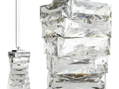 CARE chandelier Low-poly 3D model