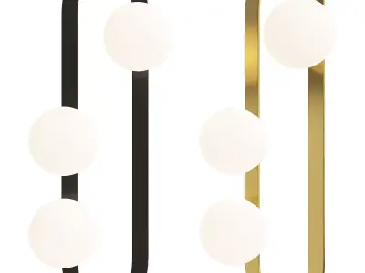 DIKA SCONCE Low-poly 3D model