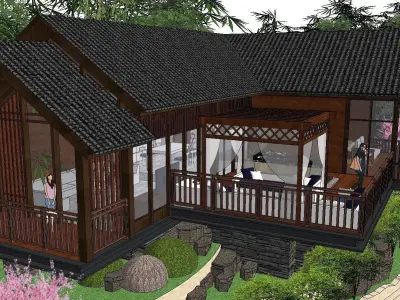 Homestay-Zhuhai Inn 3D model
