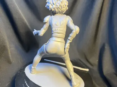 Black Energy Sword Woman 3D print model