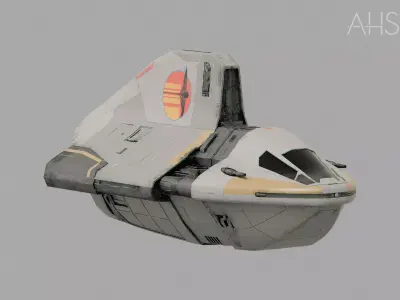 Phantom II - Star Wars Ahsoka 3D model