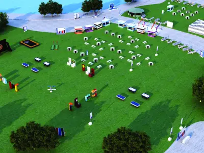 festival 3D model