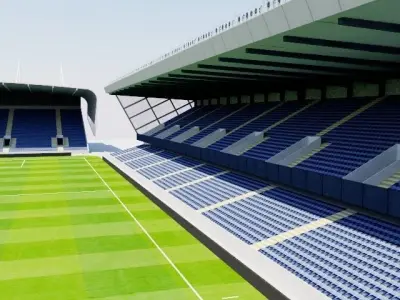 Windsor Park - Belfast Low-poly 3D model