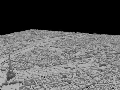 Paris 3D Printing stl file 3D Model of Paris 3D print model