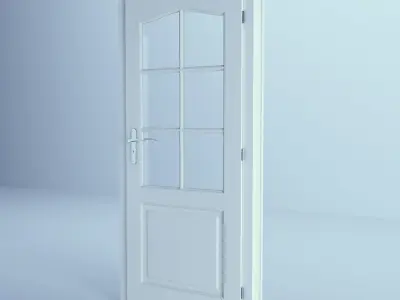White Door 13 3D model