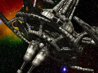 3DRT - Norad Space Station - Reilus Low-poly 3D model