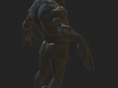 Yoda Starwars Fan Dark Side Low-poly 3D model