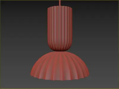 CB2 JEANNE PENDANT LIGHT 3D model