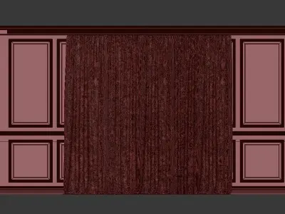 Curtain Set 87 3D model