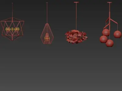 Lumiere 4 grandes tendances 3D model