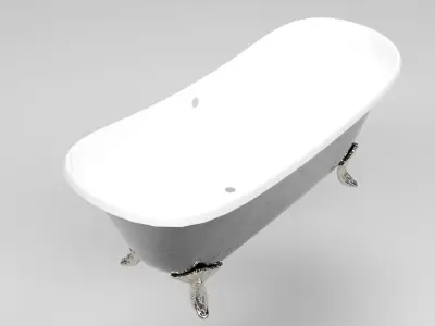 Penhaglion Clawfoot Tub Low-poly 3D model