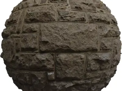 Rough Cut Sandstone Blocks  Texture