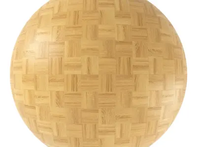 Parquet - Laminate - Wooden floor 4 in 1 3D model 40