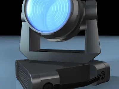 Moving Head wash light 3D model