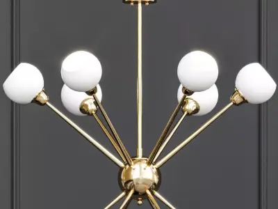 Mace Chandelier 3D model