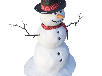 Snowman 3D model