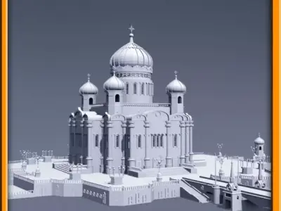 Cathedral of Christ the Saviour  3D model