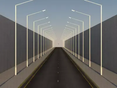 Highway 3D model buy
