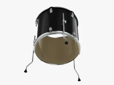  Floor Tom drum acoustic 3D model