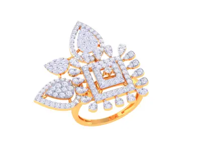 Women Ring MTL 3dm STL OBJ FBX Details 3D print model 35