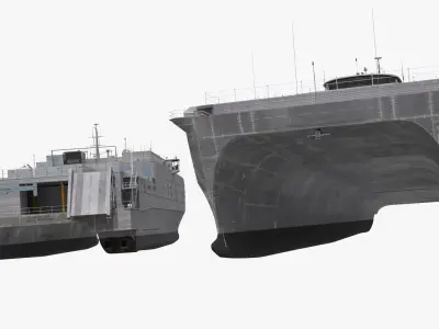  USNS Apalachicola EPF 13 Aluminum Fast Transport Simplified 