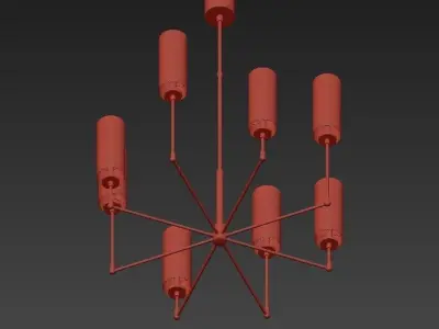 Ziyi Light Chandelier 3D model
