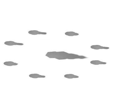 Kashayana Buddha Forest Stone Magic Arrow 01 3D model