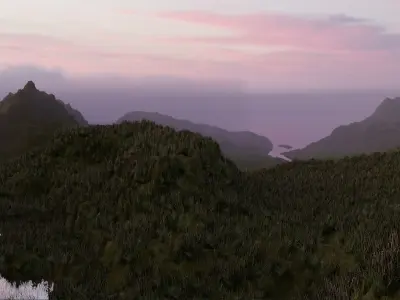 Valley Grassland 3D model