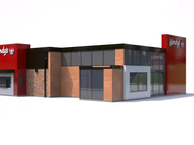 Wendys Restaurant 3D model