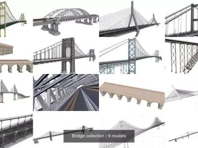 Bridge collection 3D Model Pack
