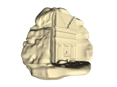 Qasr Al-Farid 3D print model
