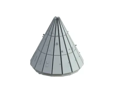 Sci Fi Object No 2552 Low Poly Low-poly 3D model