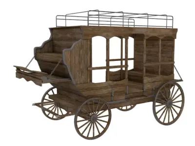Pumpkin Carriage 3D model