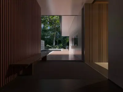 Interior Scene Japandi - 3d Model - Lighting 3D model