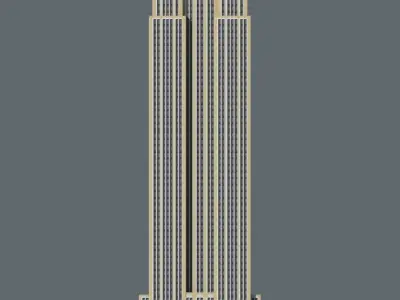 Empire State Building 3D print model